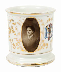 PHOTOGRAPHIC IMAGE PORTRAIT SHAVING MUG