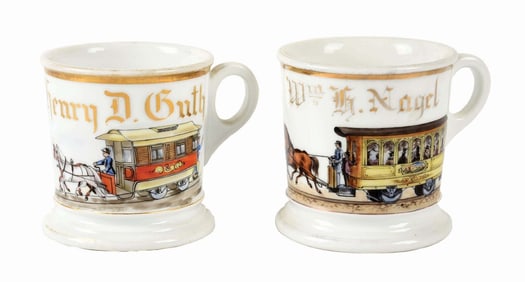 LOT OF 2: OCCUPATIONAL SHAVING MUGS