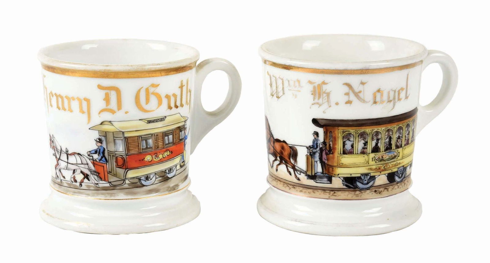 LOT OF 2: OCCUPATIONAL SHAVING MUGS (1 of 5)