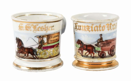 LOT OF 2: OCCUPATIONAL SHAVING MUGS