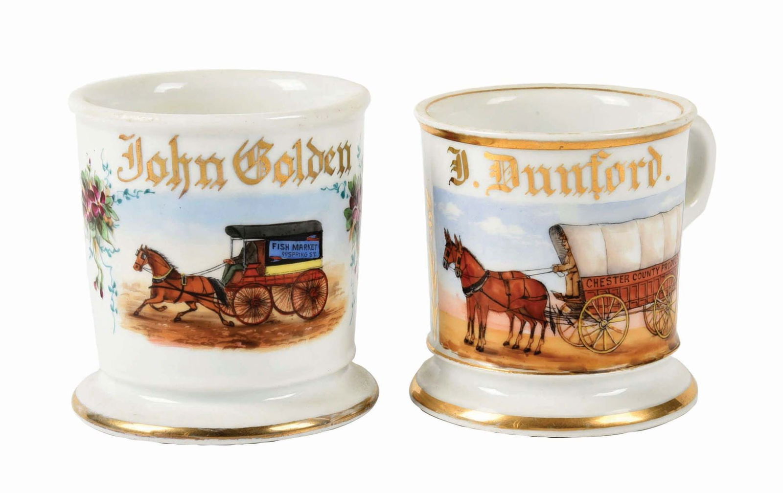 LOT OF 2: OCCUPATIONAL SHAVING MUGS (1 of 5)