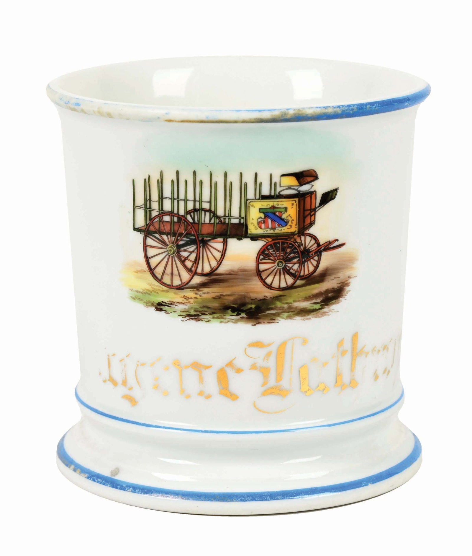 FARM WAGON SHAVING MUG (1 of 5)