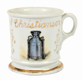 MILK DELIVERY MAN SHAVING MUG