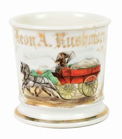 HORSE DRAWN CARRIAGE SHAVING MUG