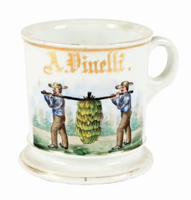 BANANA HARVESTERS SHAVING MUG