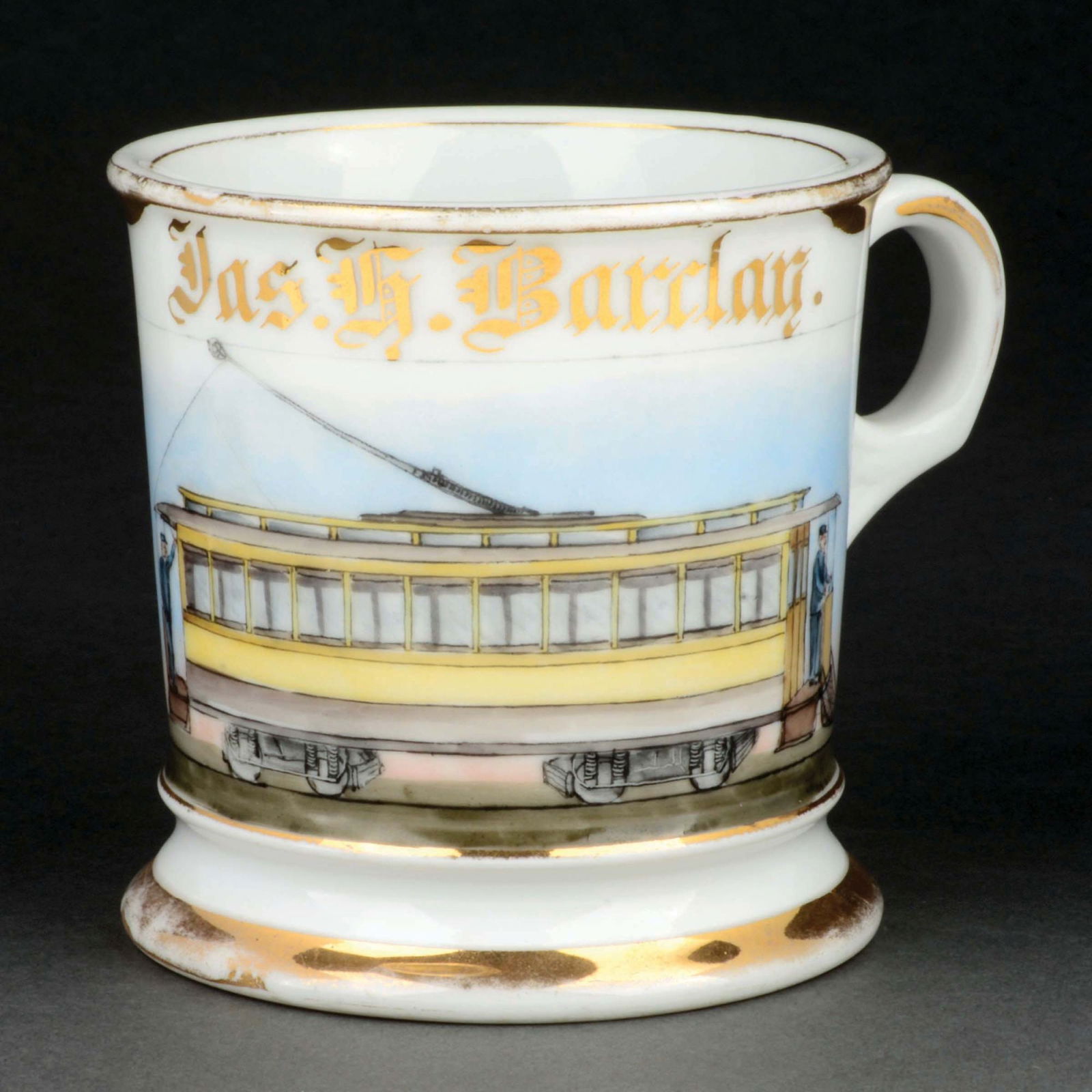 TROLLEY OPERATOR SHAVING MUG. (1 of 5)