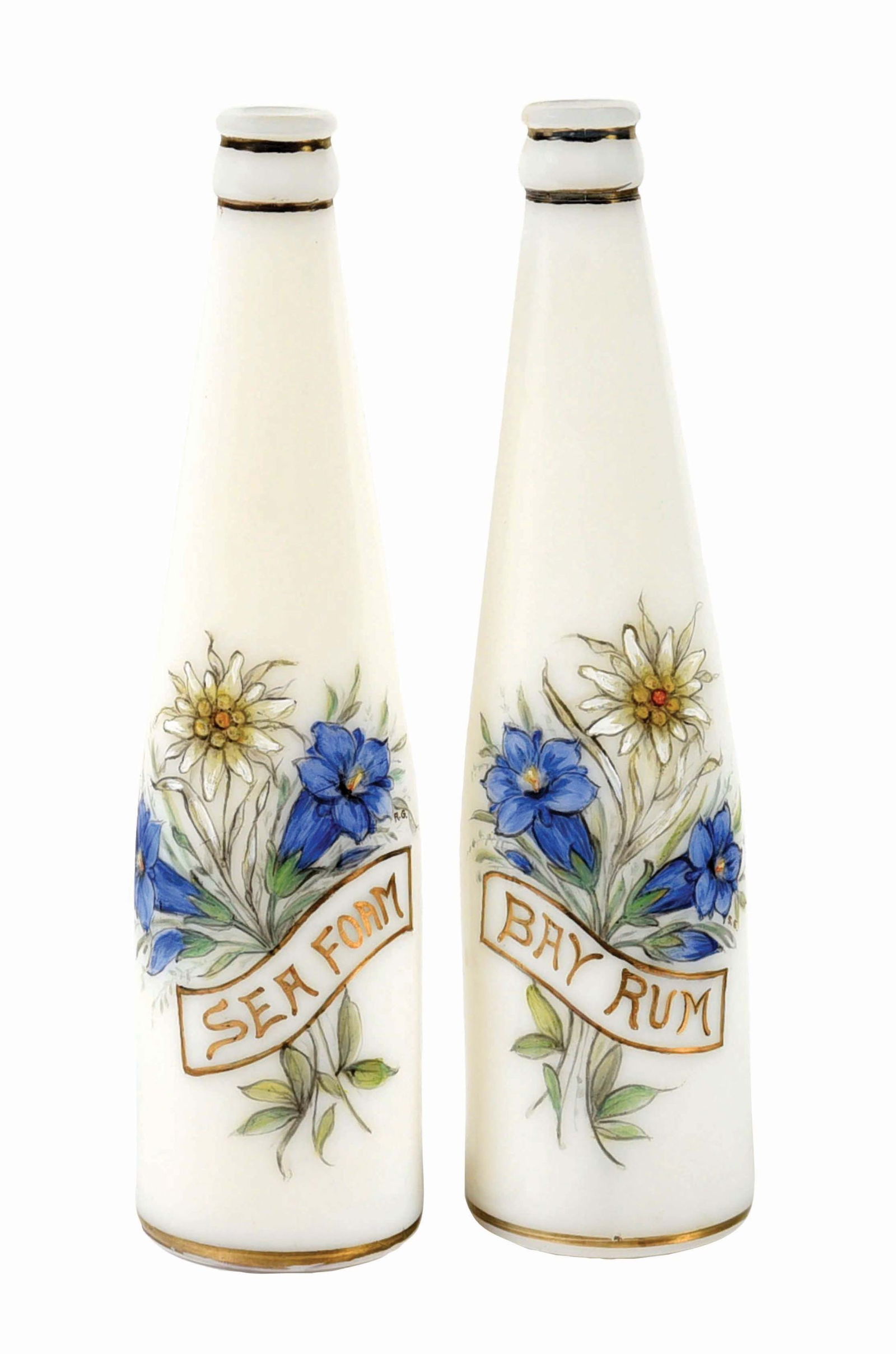 LOT OF 2: BARBERSHOP TONIC BOTTLES (1 of 4)