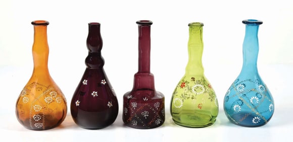 LOT OF 5: TONIC BOTTLES