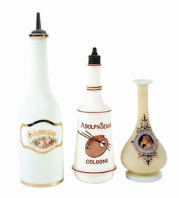 LOT OF 3: EARLY TONIC BOTTLES