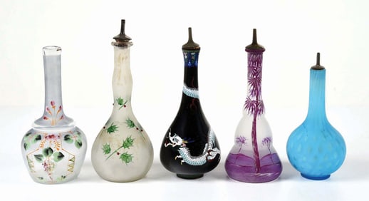 LOT OF 5: EARLY TONIC BOTTLES