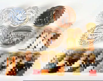 LOT OF 20: SHAVING-RELATED ITEMS