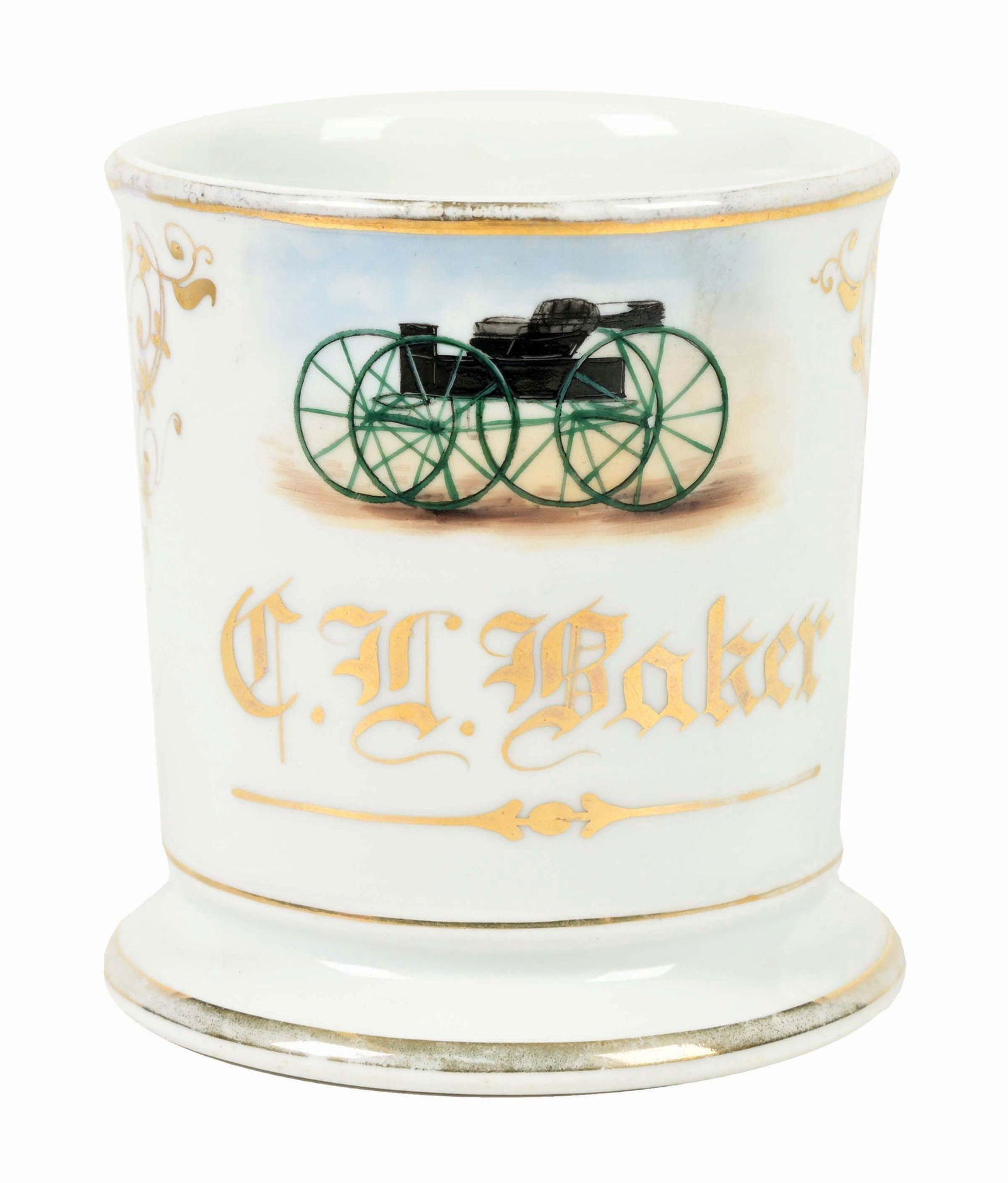 CARRIAGE PRODUCER SHAVING MUG. (1 of 5)