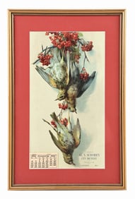 AL.S. SCHORR'S CITY BREWERY LITHOGRAPH 1907 CALENDAR