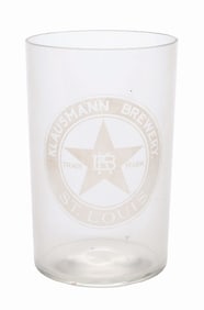KLAUSMANN BREWERY ACID ETCHED GLASS