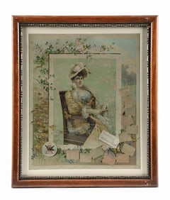 1892 ANHEUSER-BUSCH LITHOGRAPHED CALENDAR