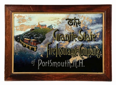GRANITE STATE FIRE INSURANCE CO. REVERSE GLASS SIGN