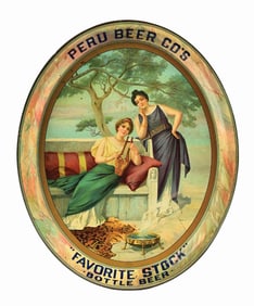 PERU BEER CO'S GODDESS BEER TRAY