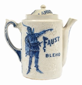 FAUST BLEND BLANKE'S DRIP COFFEE POT STONEWARE PITCHER