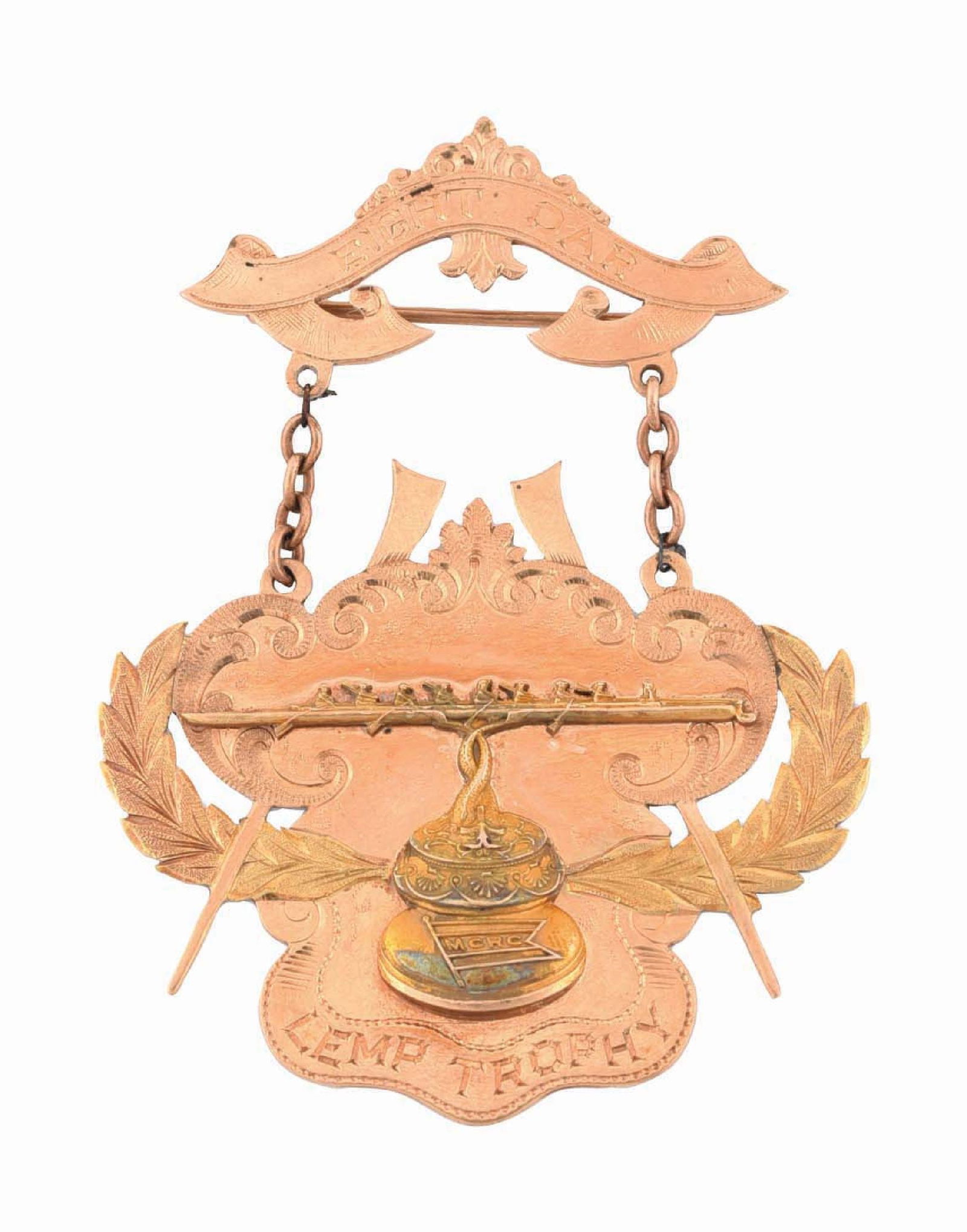 1909 LEMP TROPHY EIGHT OAR BADGE (1 of 3)