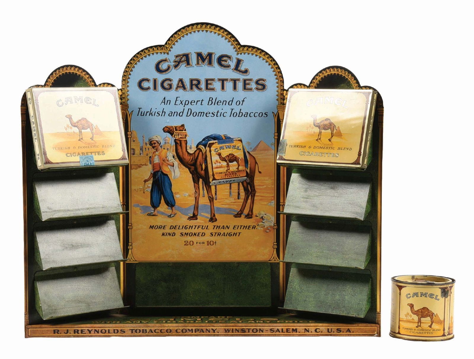 CAMEL CIGARETTES COUNTER DISPLAY WITH TINS (1 of 3)