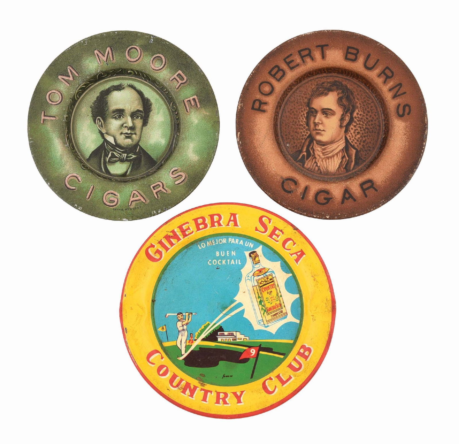 LOT OF 3: EARLY TIP TRAYS (1 of 2)