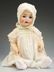 607: Life-size German Bisque Character Baby Doll.