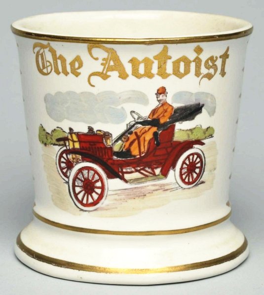The Autoist Shaving Mug.: From the 1953 Sportsman Series. Condition (Near Mint). Size 3 - 3/4" T.