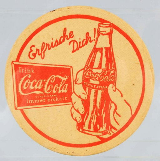 Download 541: Rare German 1937 Coca-Cola Swastika Coaster. - Dec 06, 2012 | Dan Morphy Auctions in PA