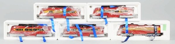 Lionel Phantom II Passenger Train Set.: Contemporary. Includes Phantom II engine and passenger cars. Passenger cars include one baggage car, one Vista Dome observation car, another Vista Dome car, and a coach car. Very attractive set appear