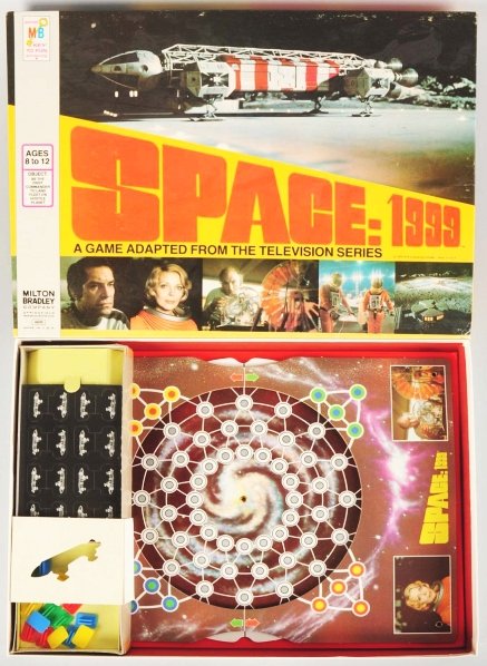 Space - 1999 Game.: 1976. Game is mint in box. Old store stock. Great photo box. Condition (Near Mint). Size Box: 18 - 1/4" x 13".