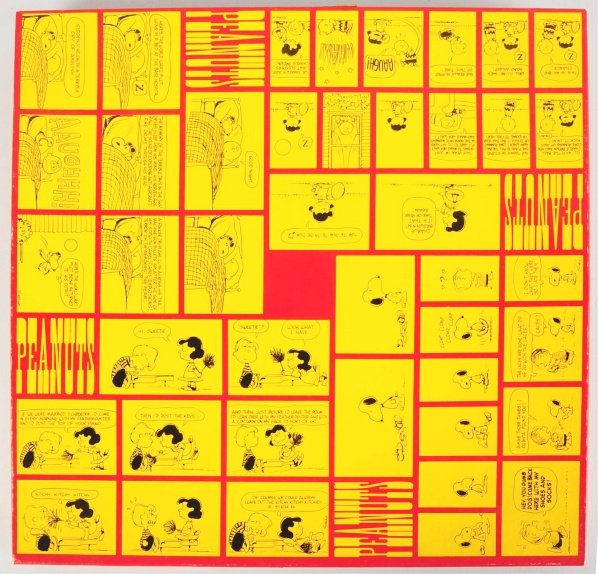 Peanuts Puzzle.: 1970. Never opened. Old store stock. Great box featuring many of the comic strips. 1000-piece puzzle. Condition (Near Mint Plus). Size Box: 14" x 14".