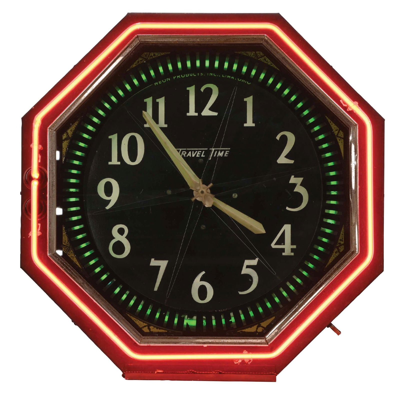 TRAVEL TIME NEON CLOCK (1 of 2)