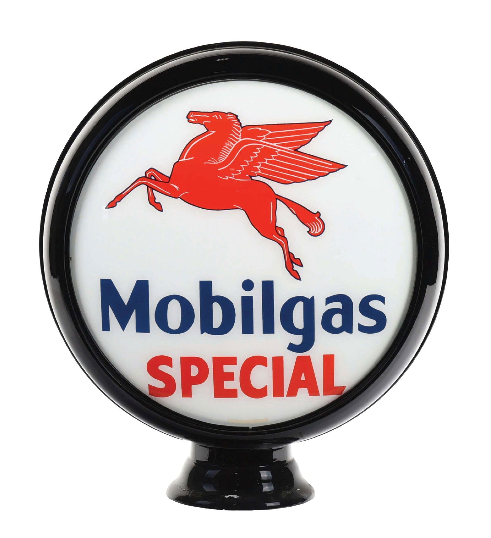 REPLICA MOBILGAS SPECIAL GAS PUMP GLOBE (1 of 4)
