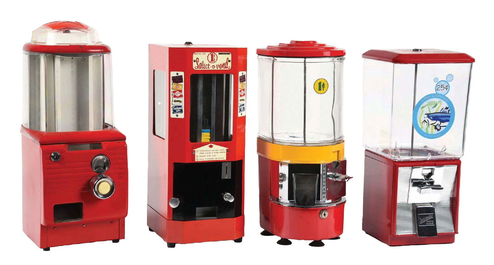 COLLECTION OF 4 VENDING MACHINES (1 of 4)