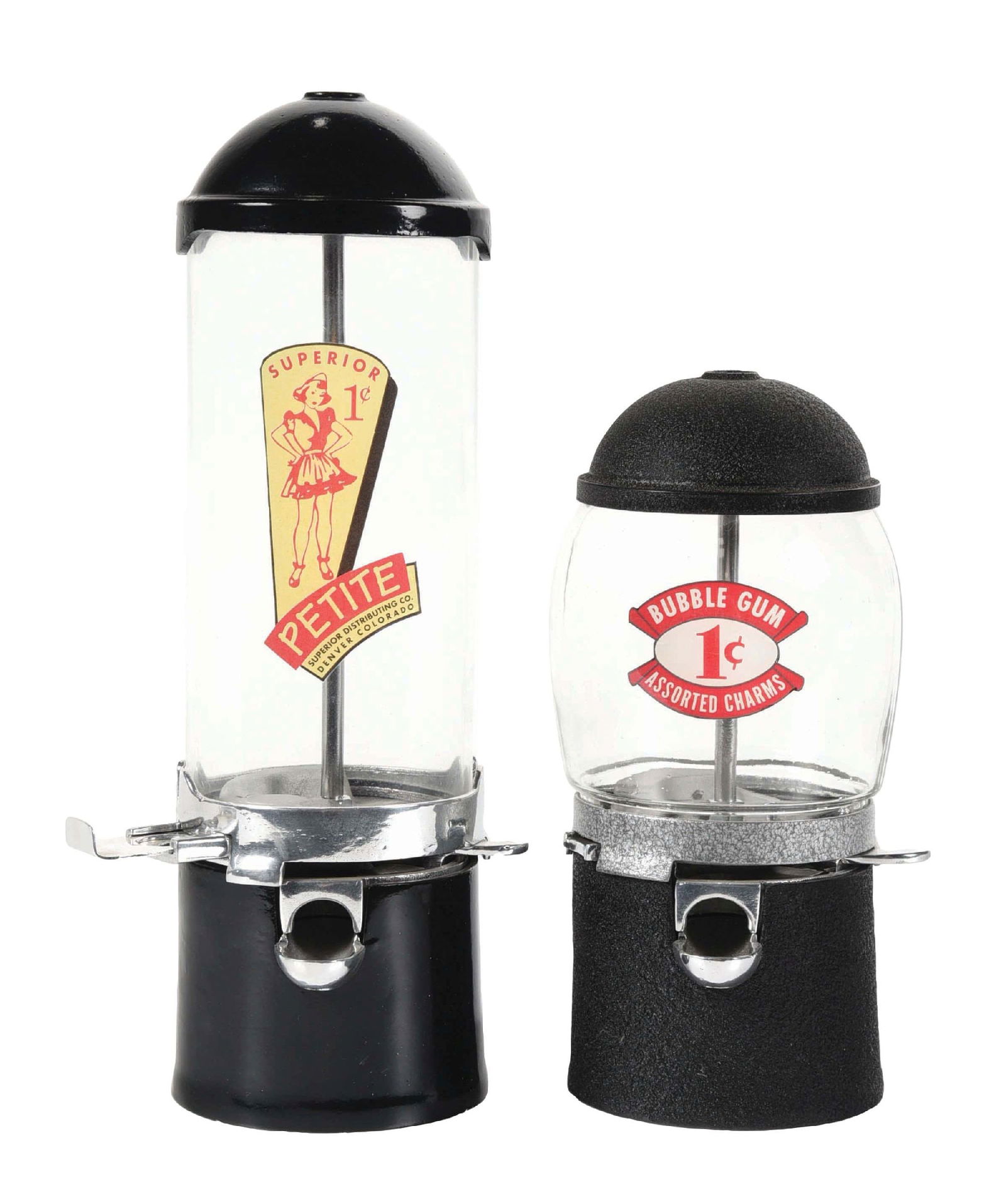 PAIR OF ANTIQUE VENDING MACHINES (1 of 4)