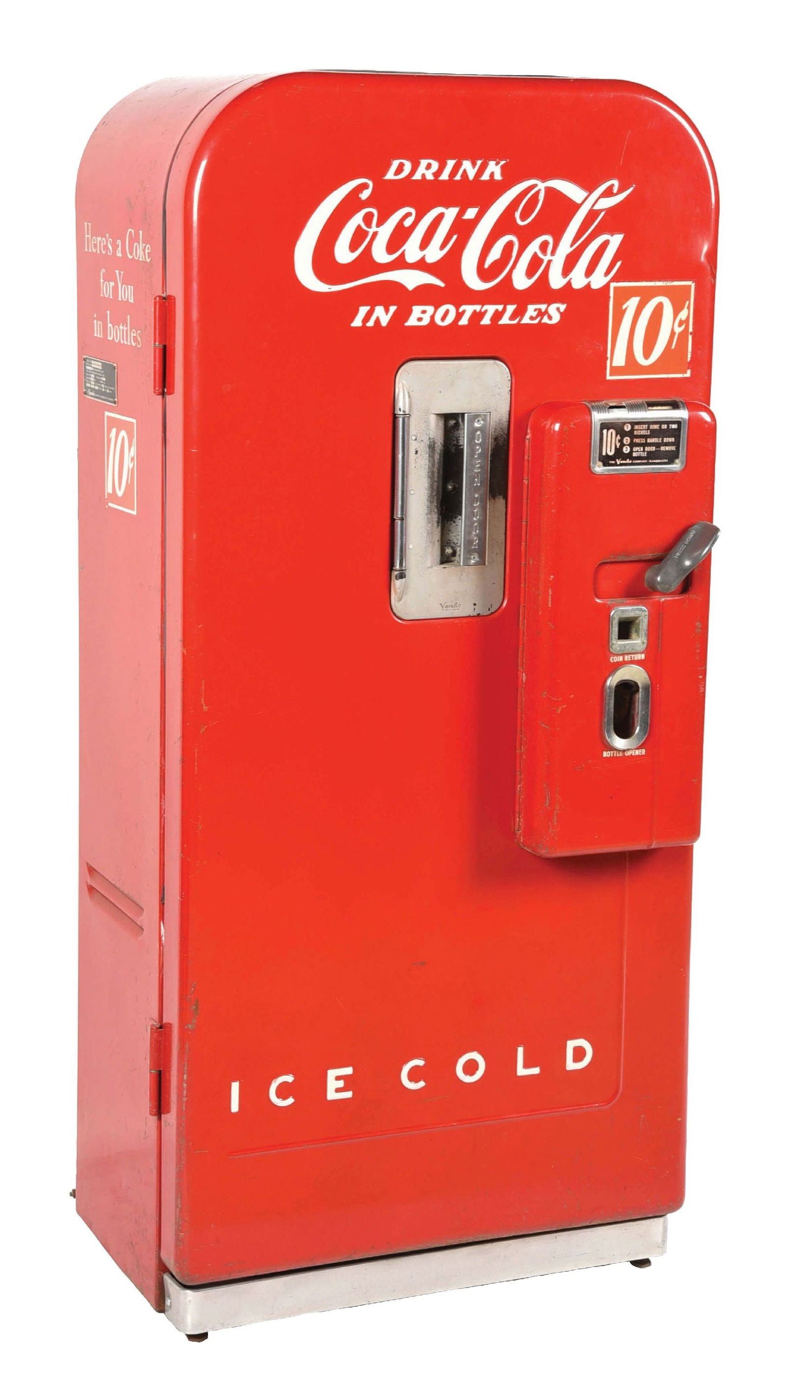 VENDO MODEL 39 10¢ COCA-COLA VENDING MACHINE (1 of 5)