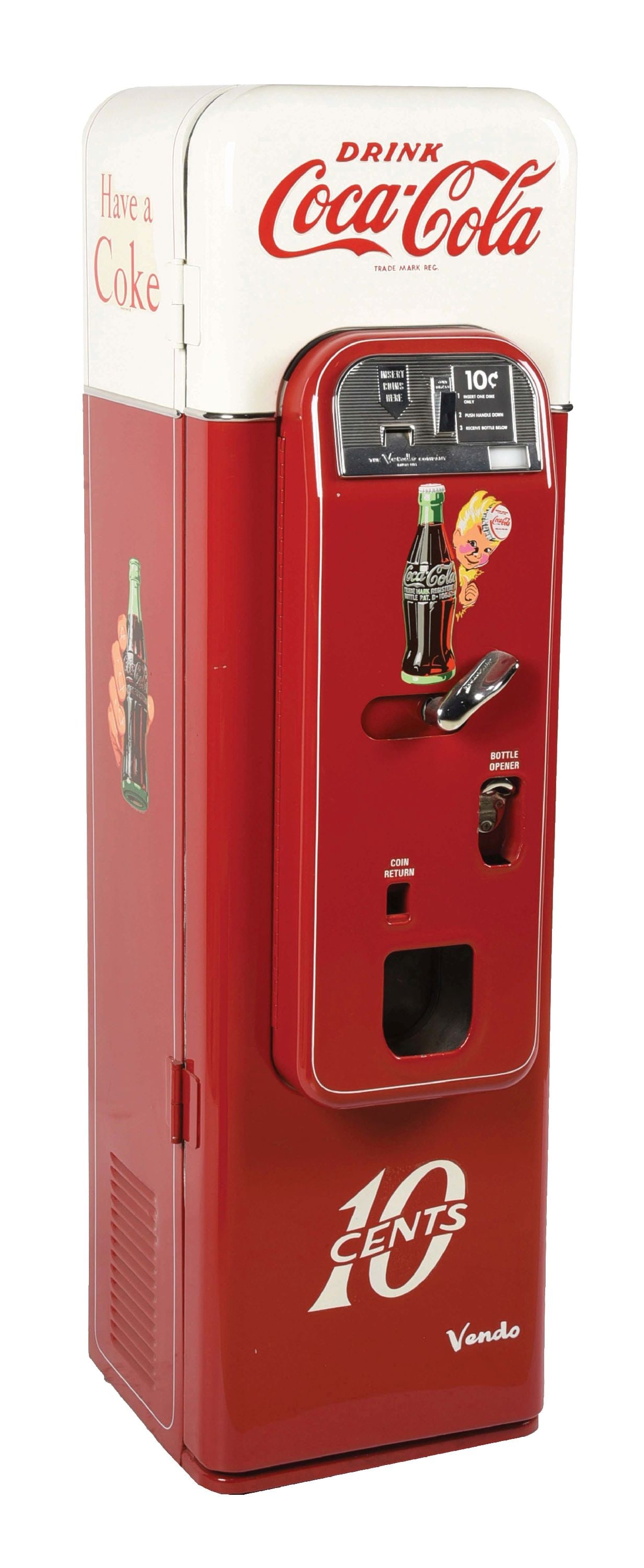 VENDO MODEL 44 COCA-COLA VENDING MACHINE (1 of 4)