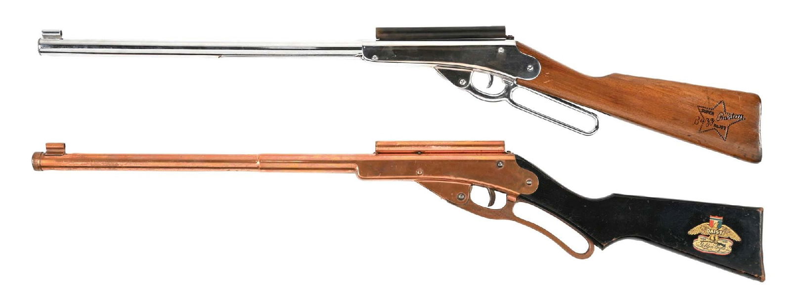 LOT OF 2: DAISY BUZZ BARTON AND GOLDEN EAGLE LEVER ACTION AIR RIFLES (1 of 4)