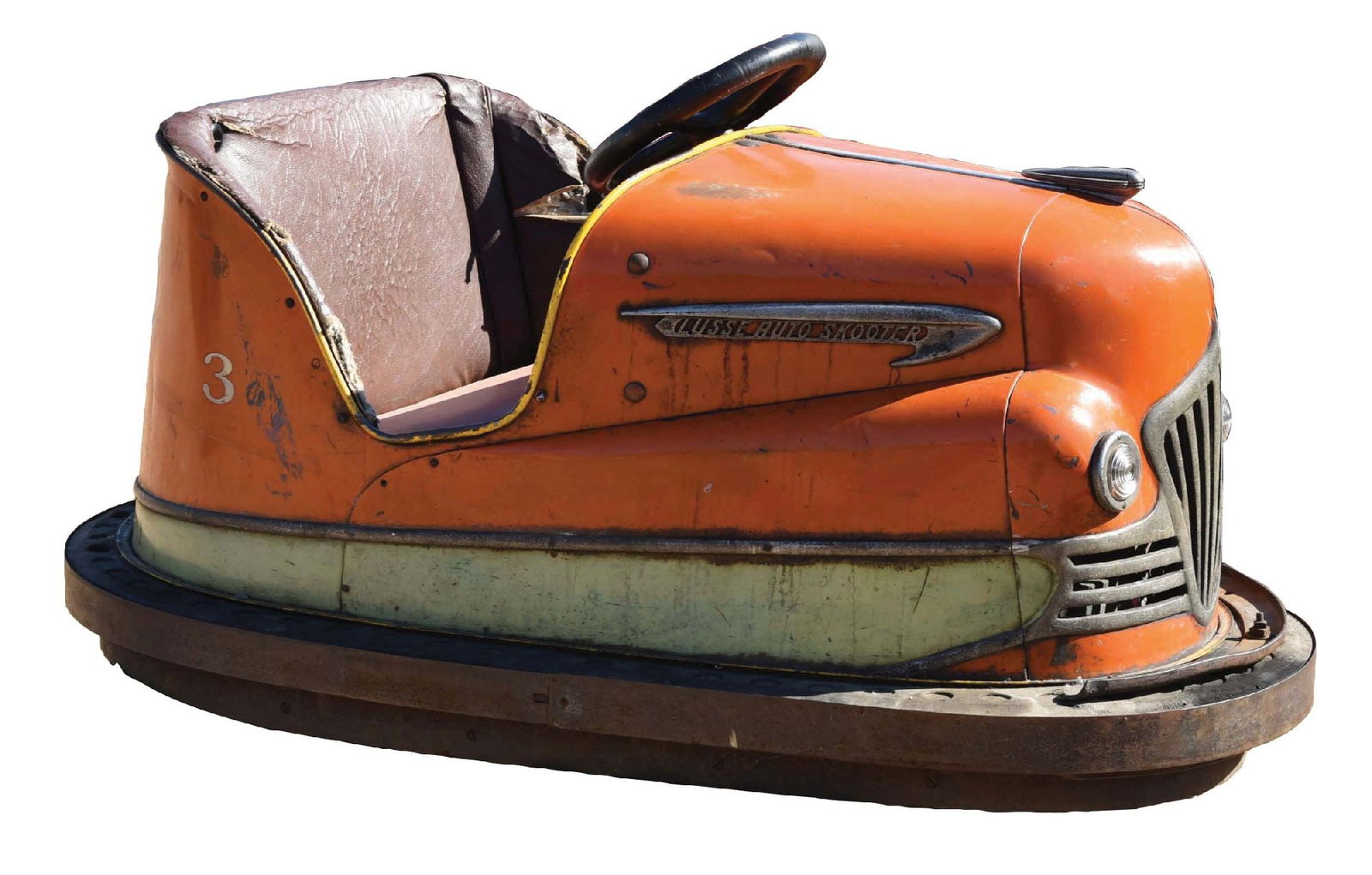 LOOSE AUTO SKOOTER ORANGE BUMPER CAR (1 of 3)
