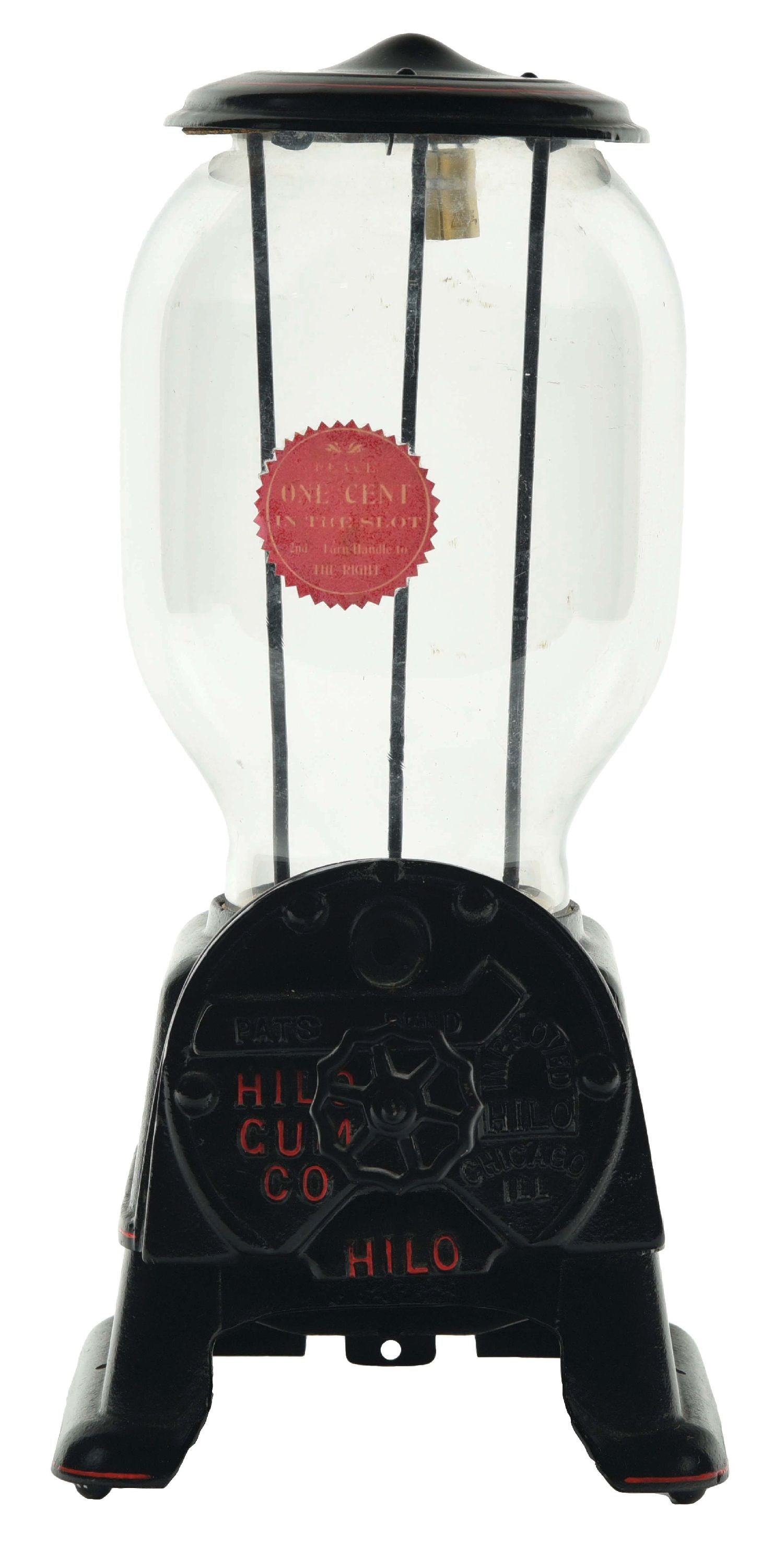 CAST IRON HILO GUM CO. PEANUT VENDING MACHINE (1 of 5)