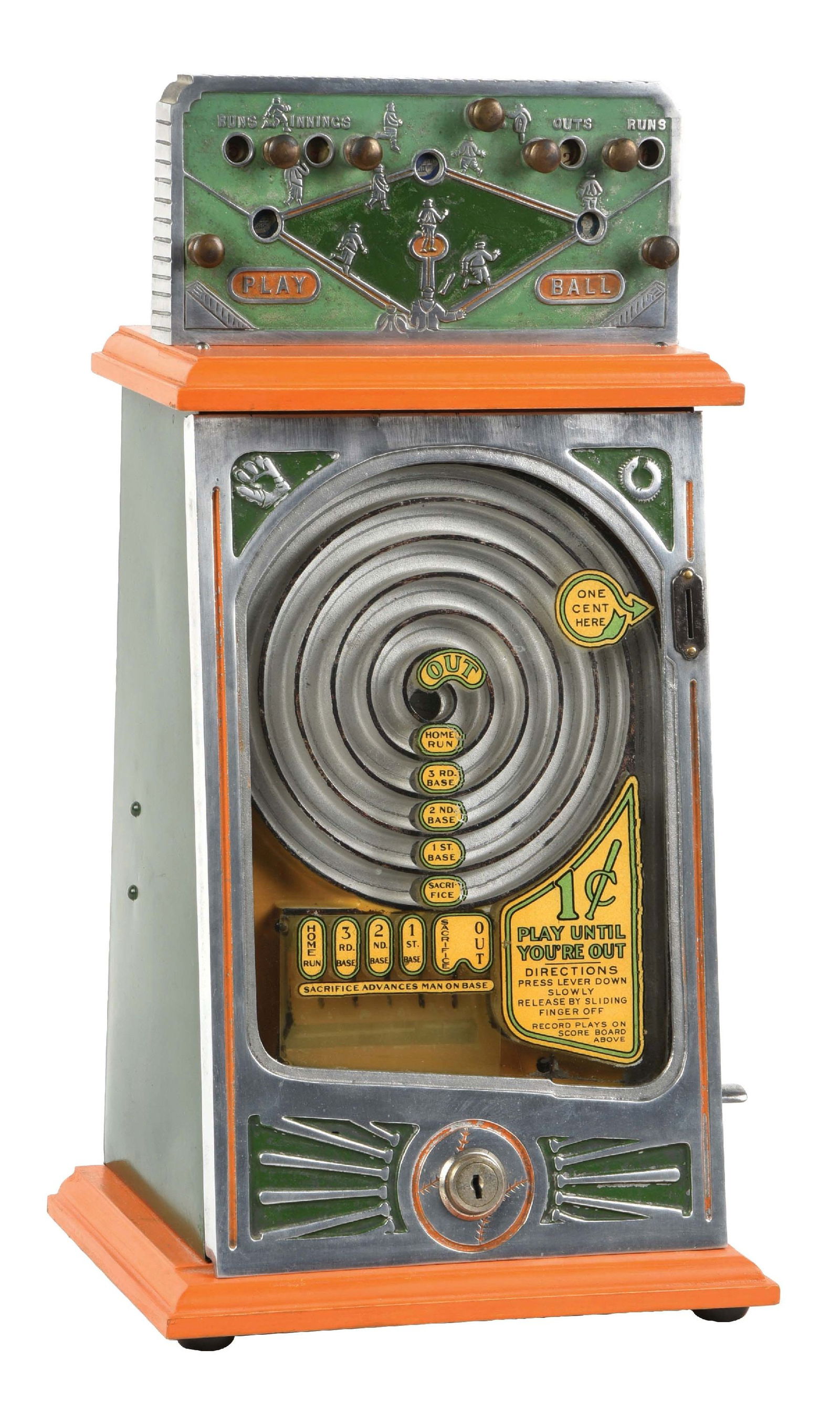 PACE MANUFACTURING CO. PLAY BASEBALL COUNTER GAME (1 of 5)