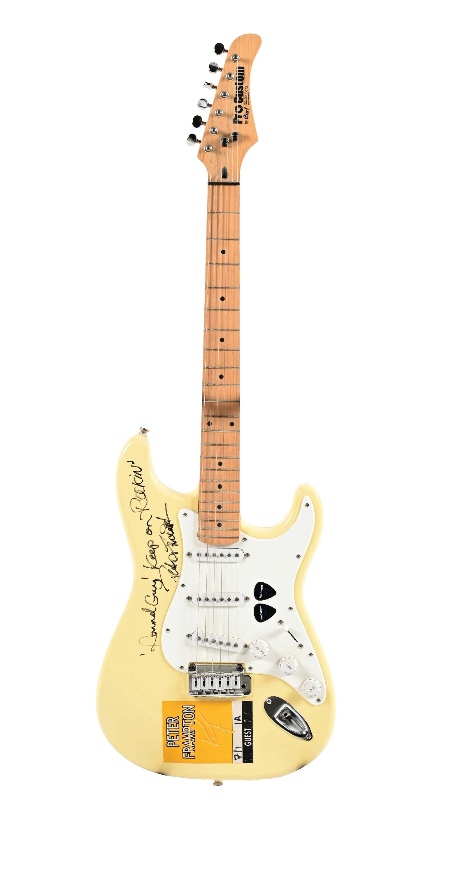 PETER FRAMPTON AUTOGRAPHED GUITAR (1 of 4)