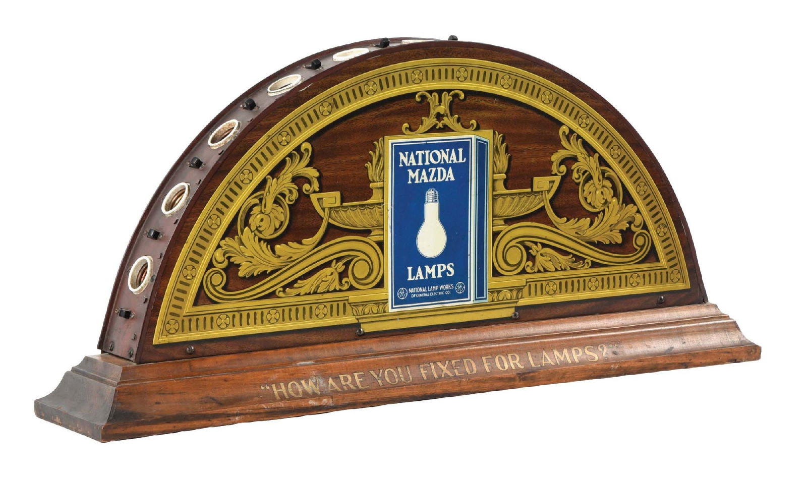 NATIONAL MAZDA LAMPS LIGHT BULB DISPLAY (1 of 4)