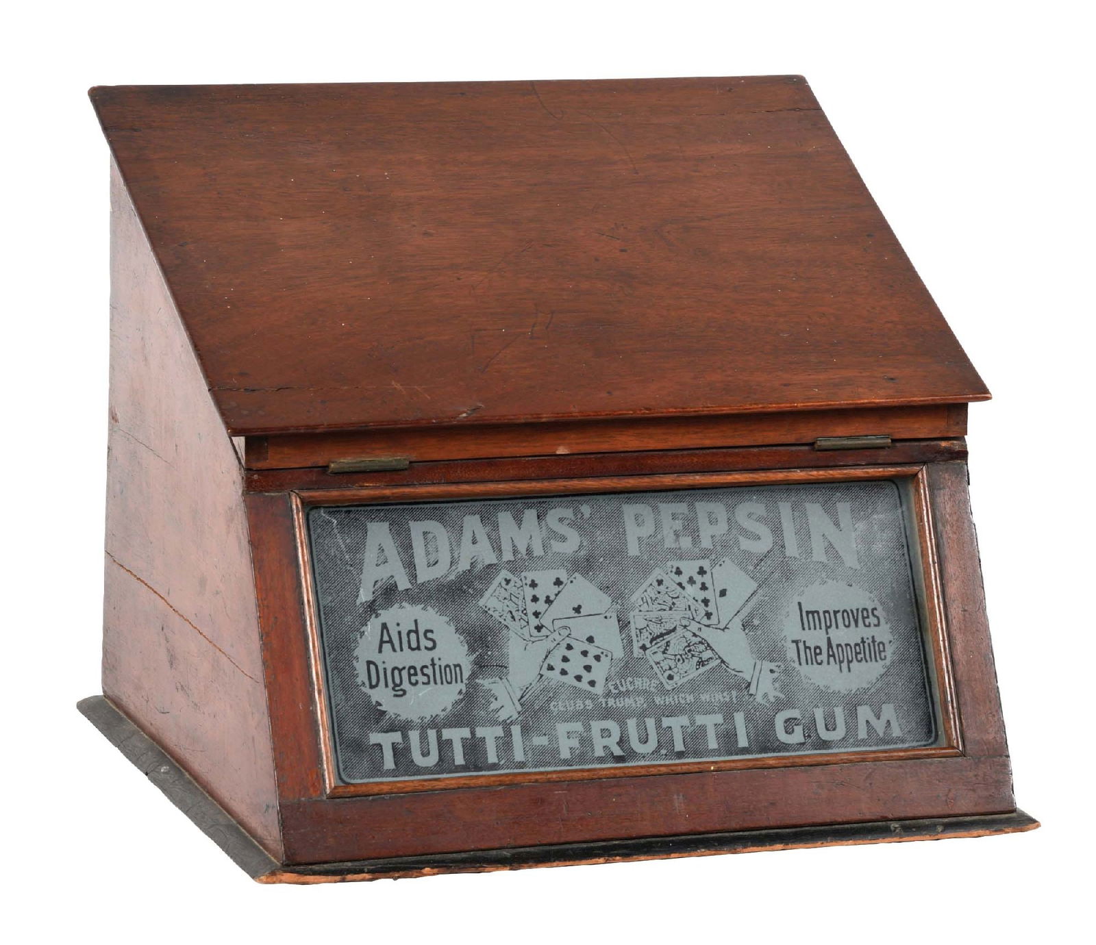 ADAMS PEPSIN TUTTI-FRUTTI WOOD 3-DRAWER DISPLAY CASE (1 of 5)