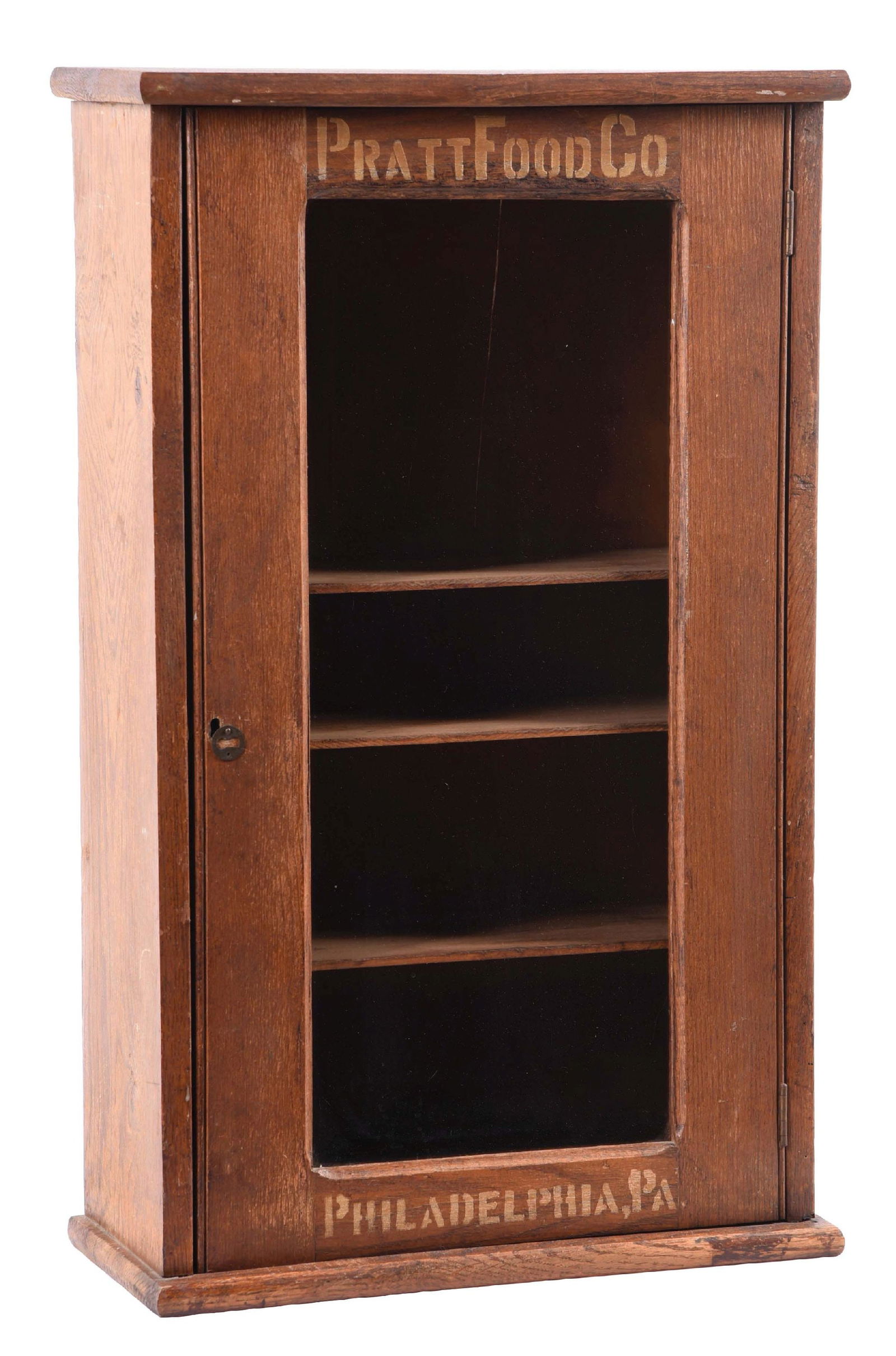 PRATT FOOD COMPANY OAK DISPLAY CABINET (1 of 5)