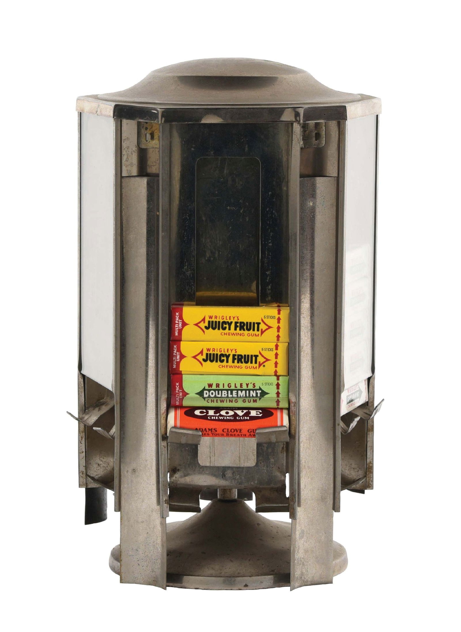 SPINNING COUNTERTOP 5-WAY GUM DISPLAY CASE (1 of 4)