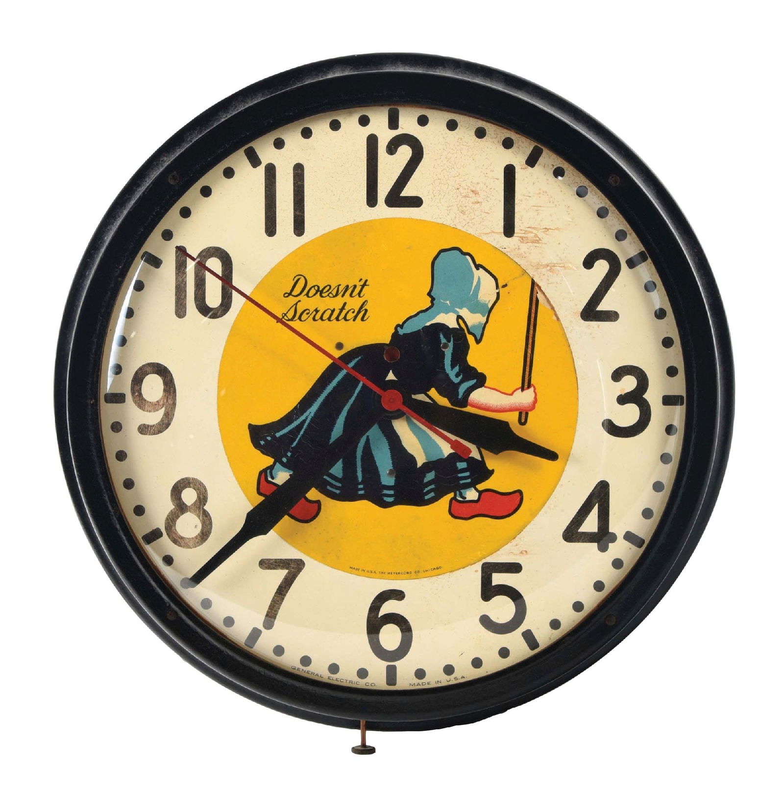 DOESN'T SCRATCH COUNTRY STORE LIGHT-UP CLOCK (1 of 3)