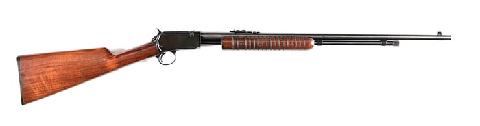(C) WARTIME WINCHESTER MODEL 62A SLIDE ACTION RIFLE (1942).