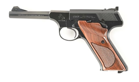(C) COLT WOODSMAN SEMI-AUTOMATIC TARGET PISTOL WITH BOX.