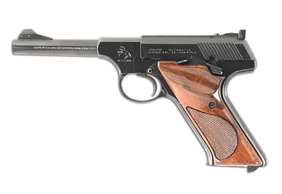 (M) COLT WOODSMAN SEMI-AUTOMATIC TARGET PISTOL WITH BOX.